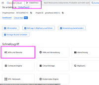 Google API und Dienstes